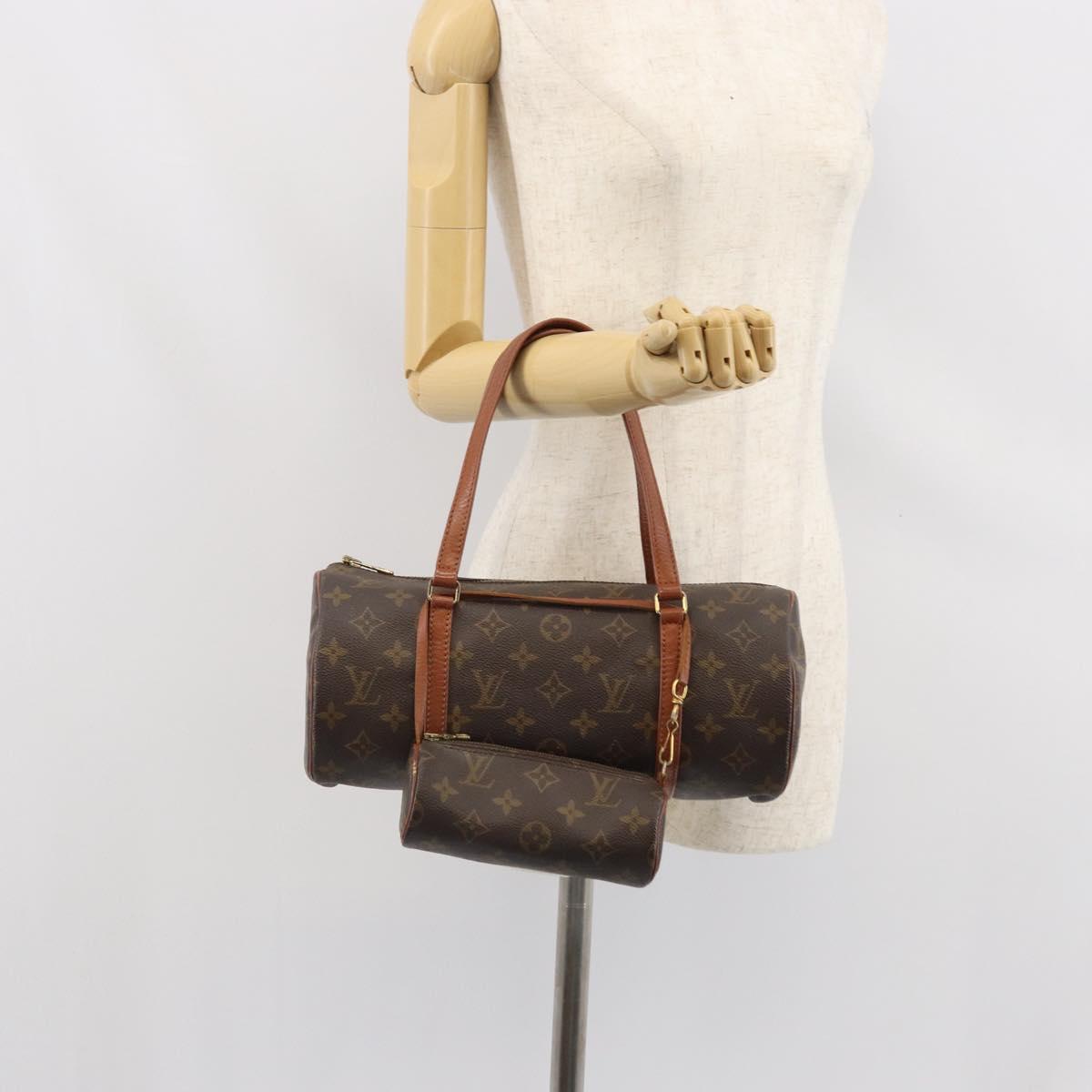 LOUIS VUITTON Monogram Papillon 30 Hand Bag M51385 LV Auth ka1931V