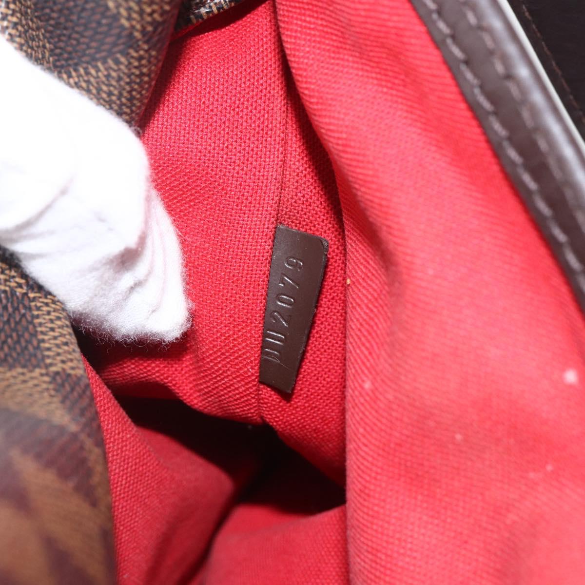 LOUIS VUITTON Damier Ebene Bloomsbury PM Shoulder Bag N42251 LV Auth ka1940