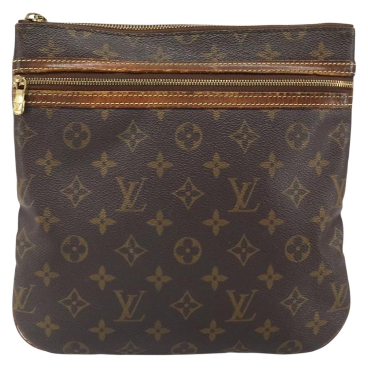 LOUIS VUITTON Monogram Pochette Bosphore Shoulder Bag M40044 LV Auth ka1944