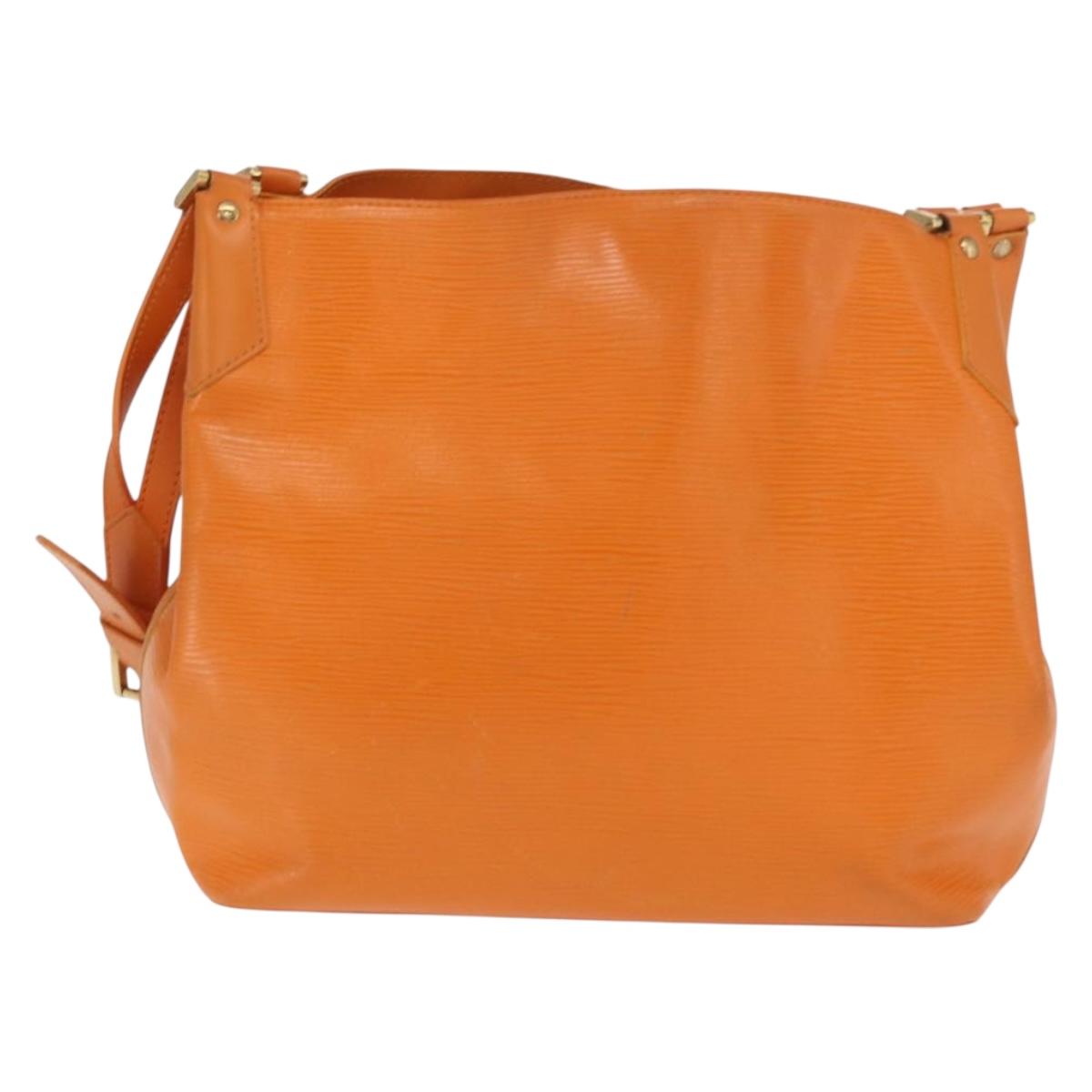 LOUIS VUITTON Epi Mandala MM Shoulder Bag Orange Mandarin M5889H LV Auth ka1947