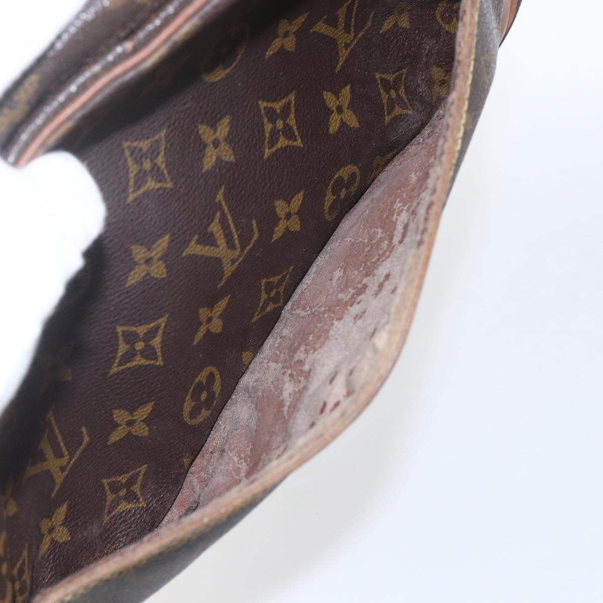 LOUIS VUITTON Monogram Compiegne 28 Clutch Bag M51845 LV Auth ka1952