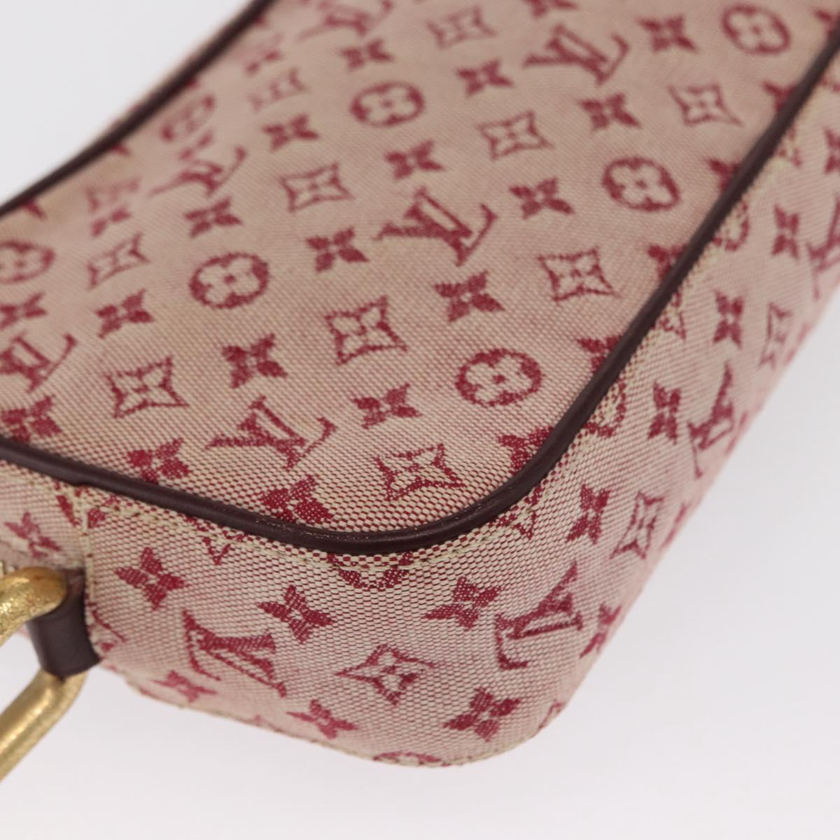 LOUIS VUITTON Monogram Mini Juliet MM Shoulder Bag Red M92219 LV Auth ka1957