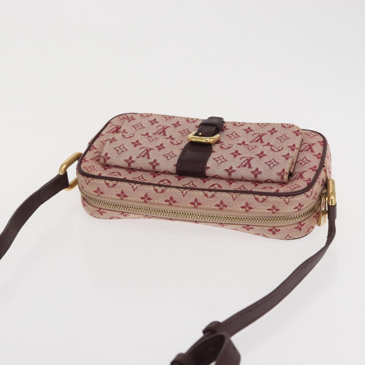 LOUIS VUITTON Monogram Mini Juliet MM Shoulder Bag Red M92219 LV Auth ka1957
