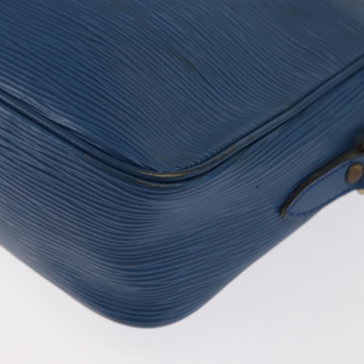 LOUIS VUITTON Epi Trocadero 27 Shoulder Bag Blue M52315 LV Auth ka1958