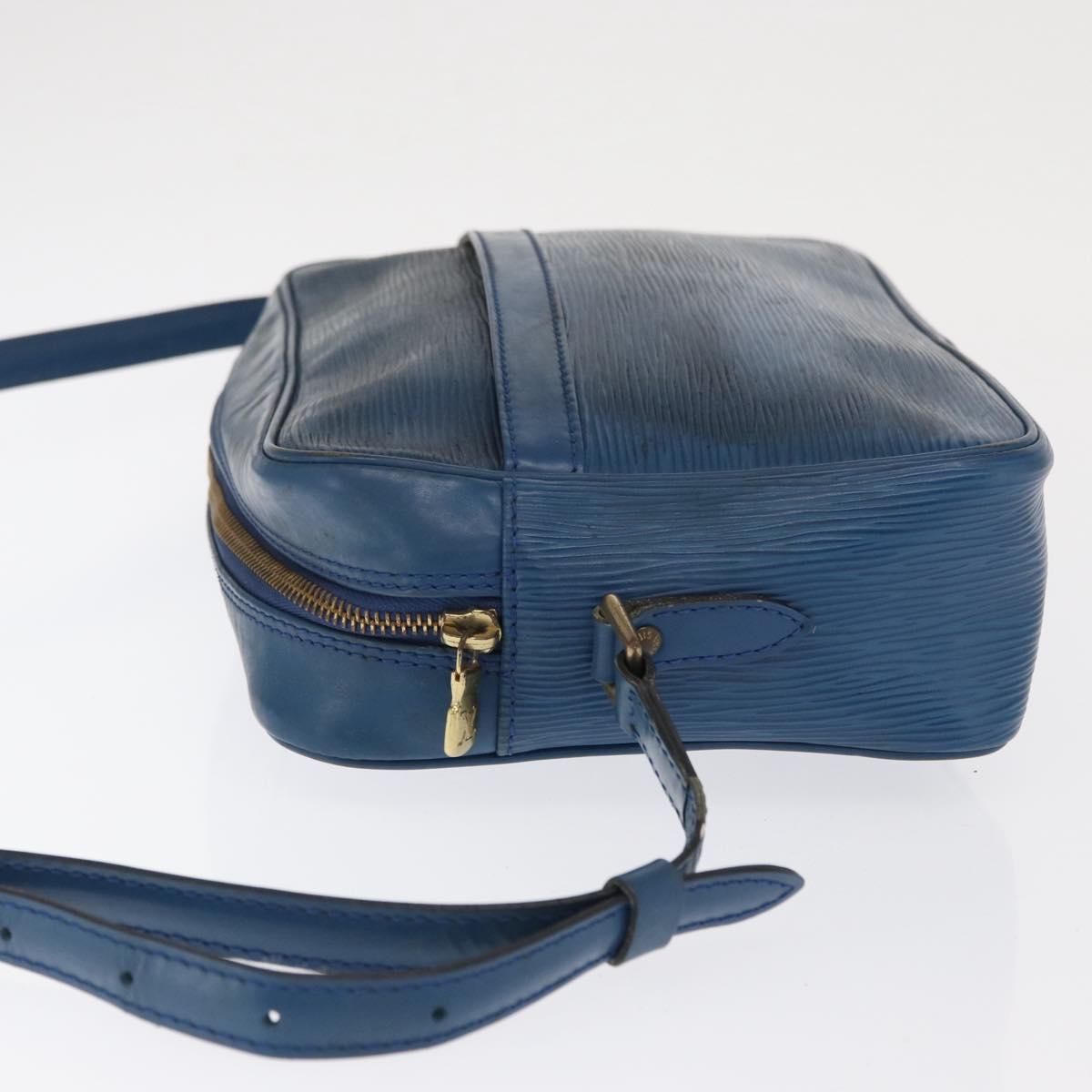 LOUIS VUITTON Epi Trocadero 27 Shoulder Bag Blue M52315 LV Auth ka1958