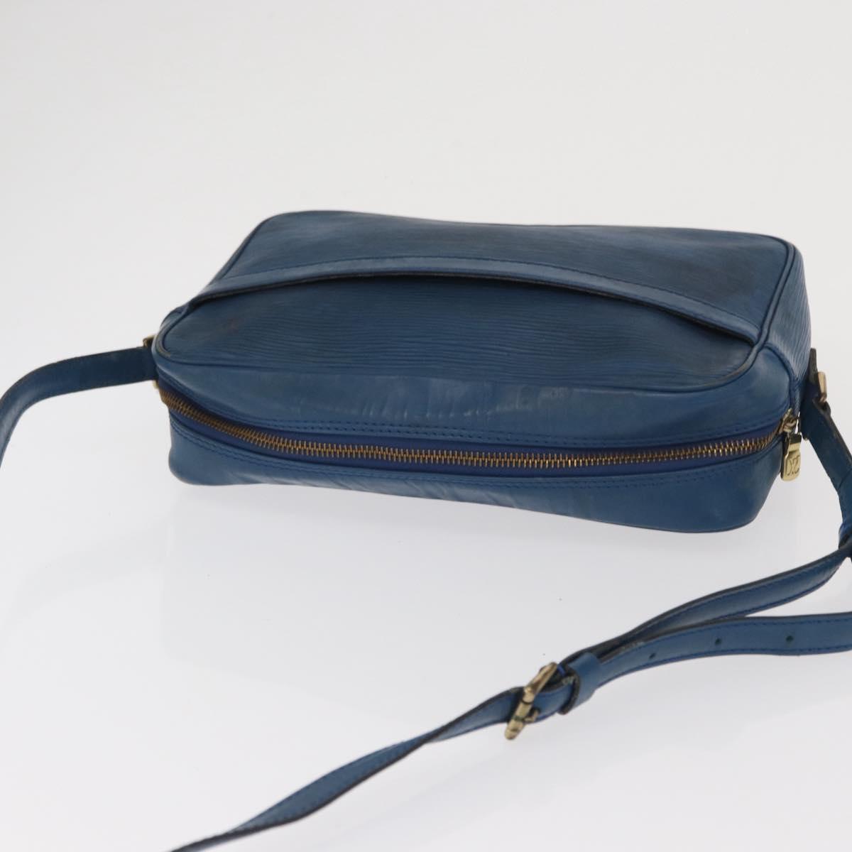 LOUIS VUITTON Epi Trocadero 27 Shoulder Bag Blue M52315 LV Auth ka1958