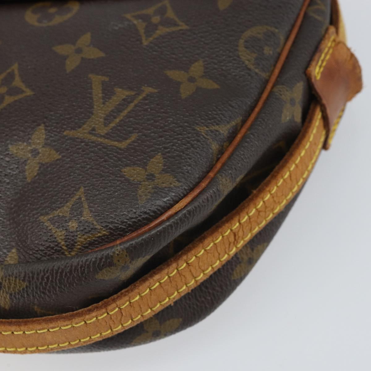 LOUIS VUITTON Monogram Jeune Fille MM Shoulder Bag M51226 LV Auth ka1963