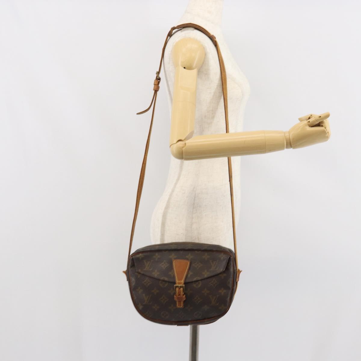 LOUIS VUITTON Monogram Jeune Fille MM Shoulder Bag M51226 LV Auth ka1963