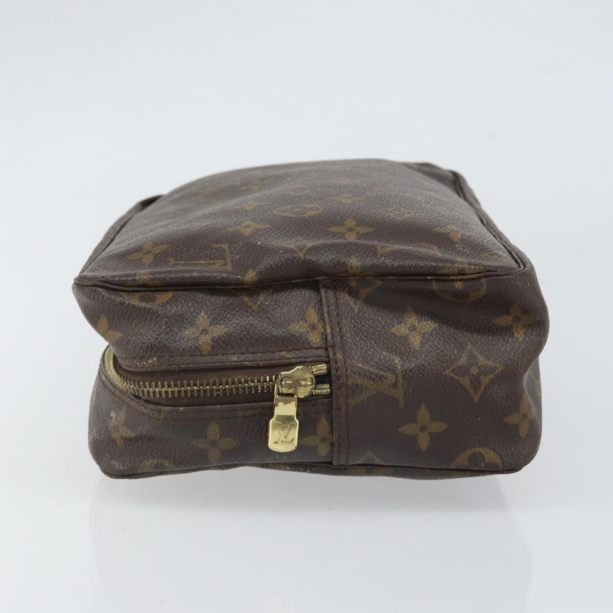 LOUIS VUITTON Monogram Trousse Toilette 28 Clutch Bag M47522 LV Auth ka1964