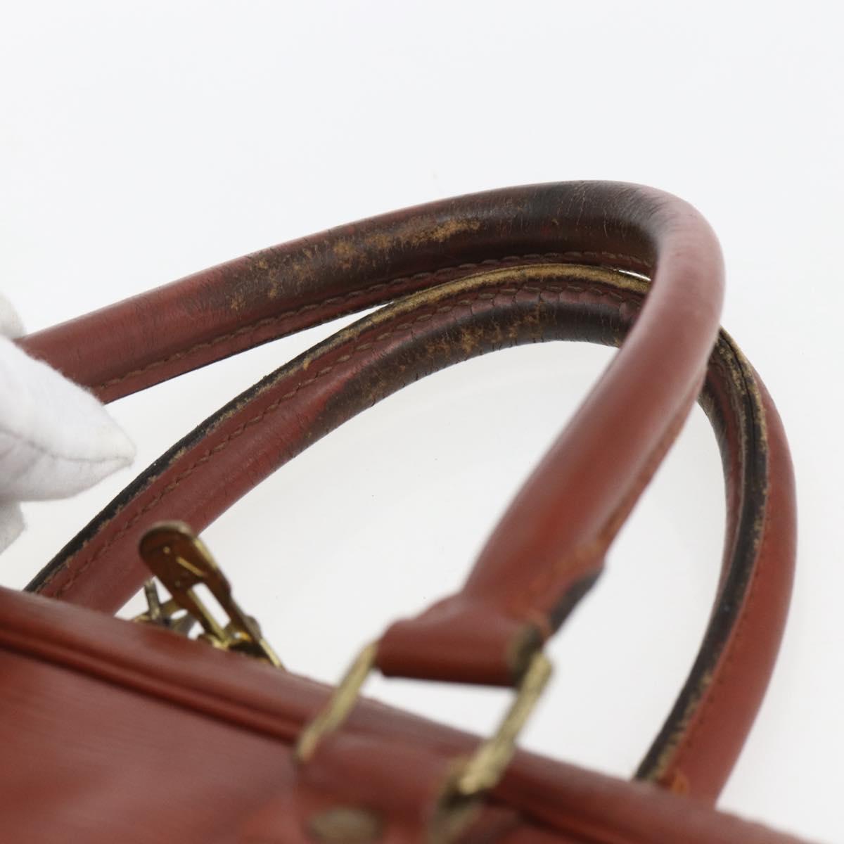 LOUIS VUITTON Epi Porte Documents Voyage Business Bag Brown M54478 Auth ka1969