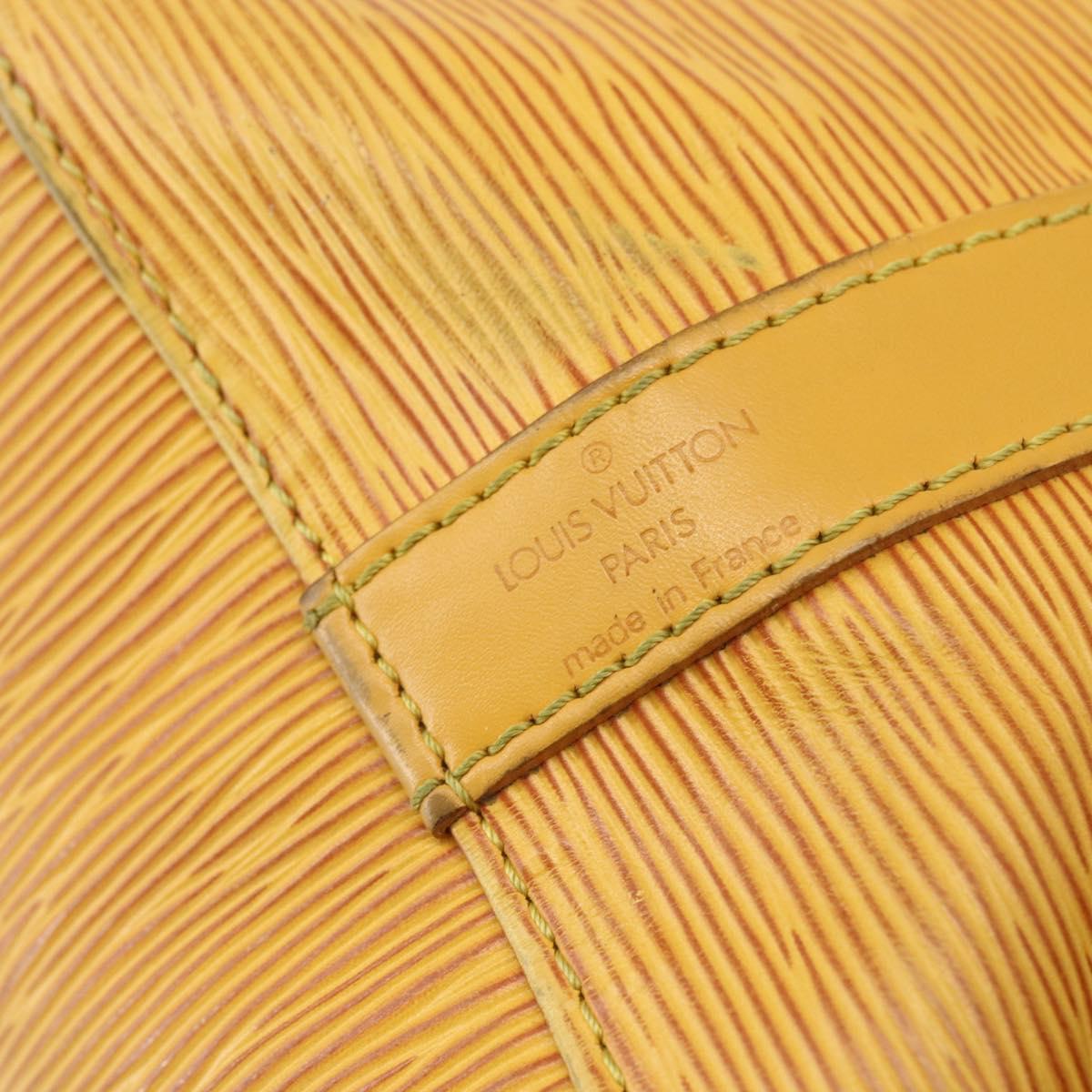 LOUIS VUITTON Epi Petit Noe Shoulder Bag Yellow M44109 LV Auth ka1972
