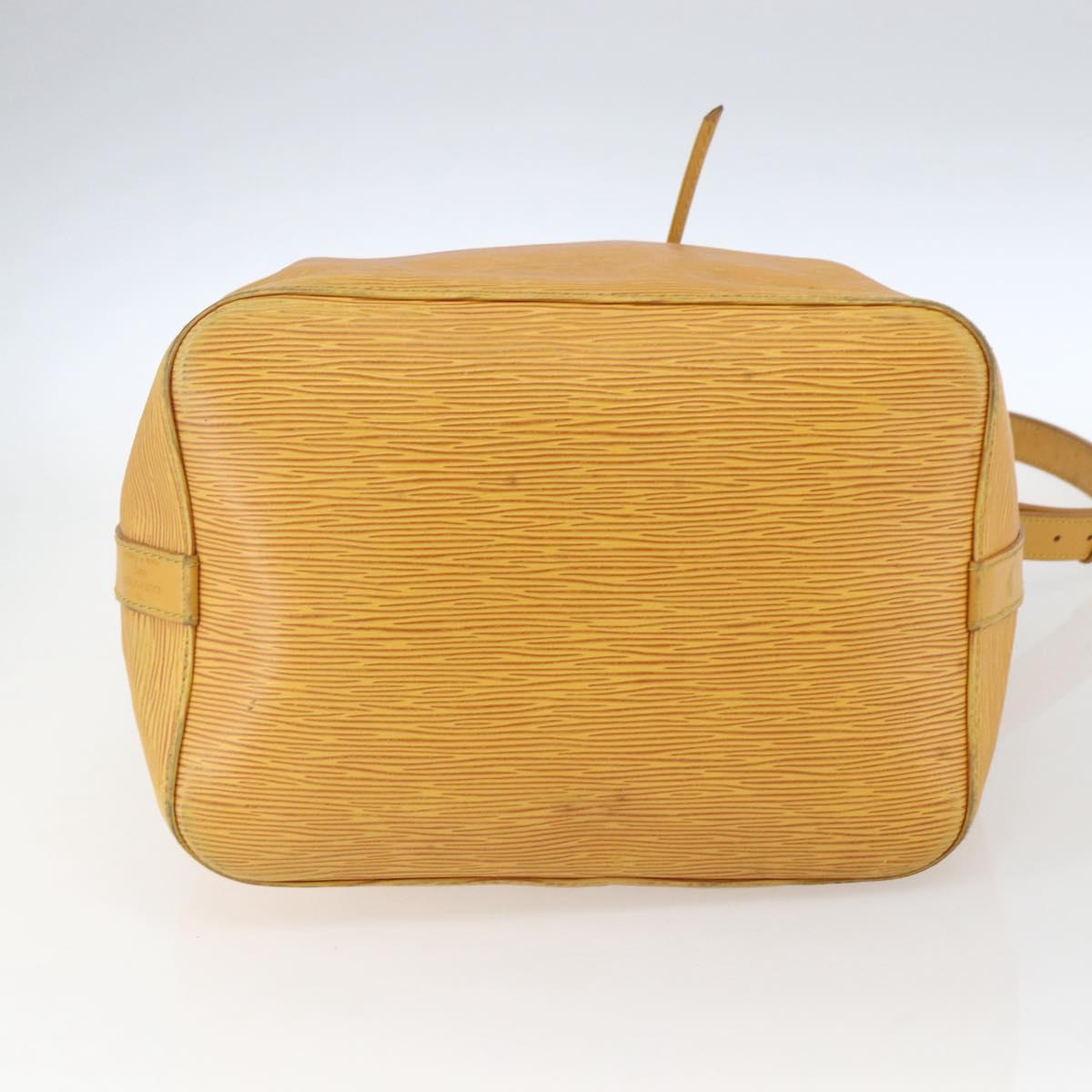 LOUIS VUITTON Epi Petit Noe Shoulder Bag Yellow M44109 LV Auth ka1972