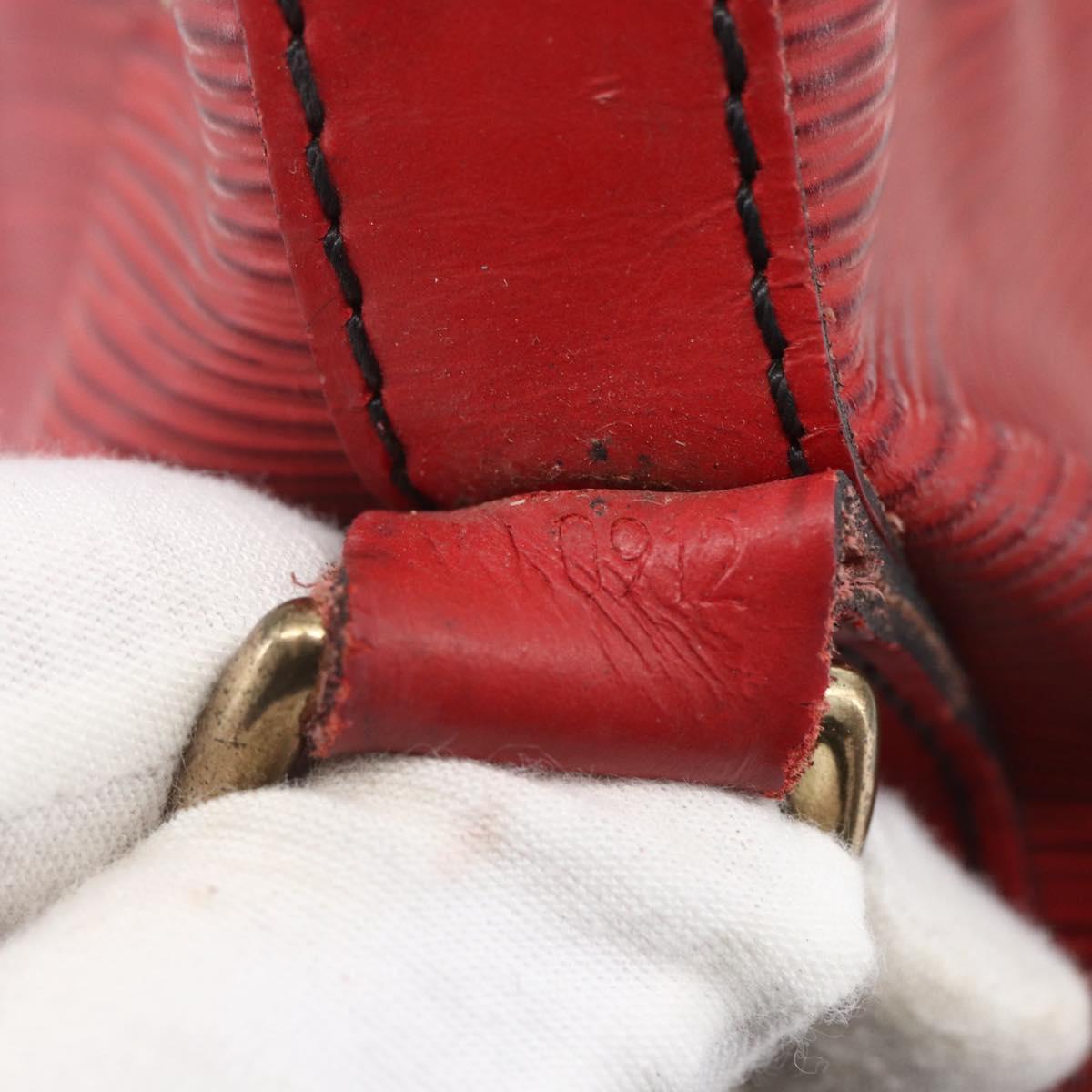 LOUIS VUITTON Epi Noe Shoulder Bag Red M44007 LV Auth ka1975