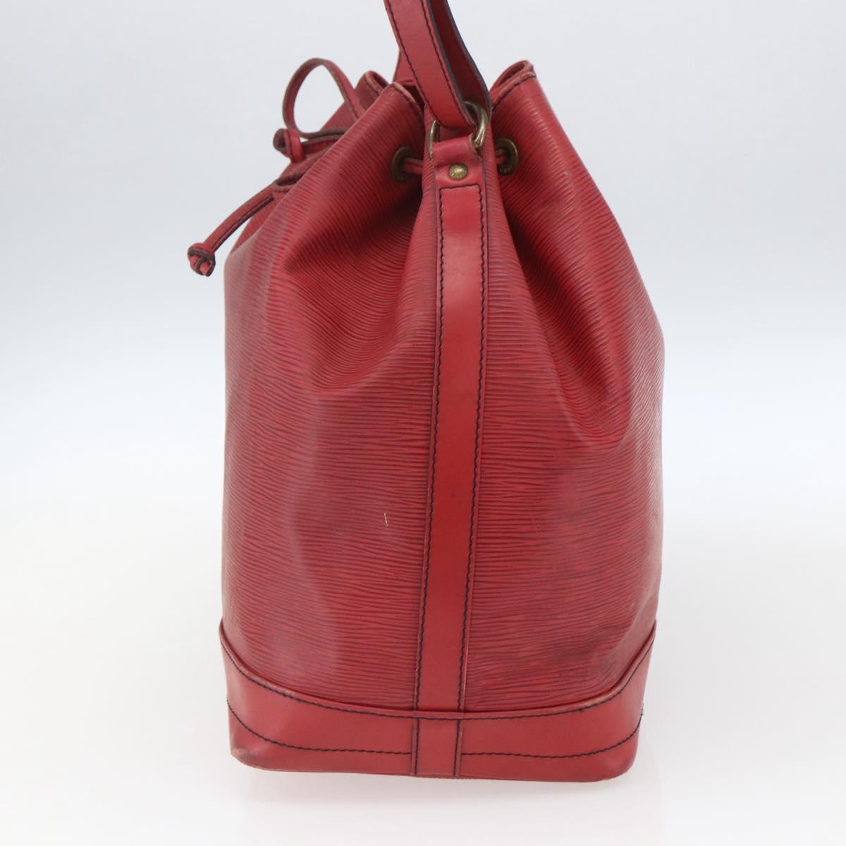 LOUIS VUITTON Epi Noe Shoulder Bag Red M44007 LV Auth ka1975