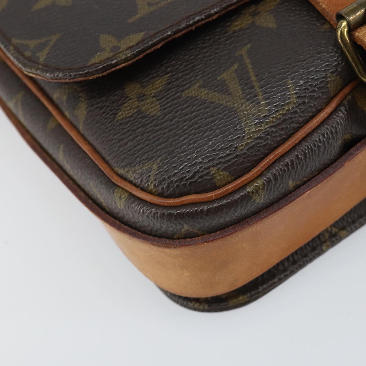 LOUIS VUITTON Monogram Cartouchiere PM Shoulder Bag M51254 LV Auth ka1976