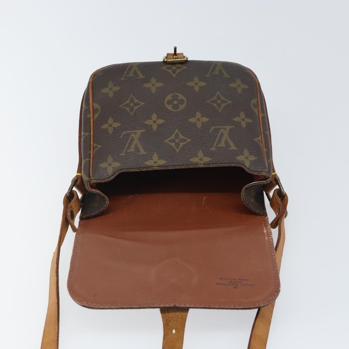 LOUIS VUITTON Monogram Cartouchiere PM Shoulder Bag M51254 LV Auth ka1976