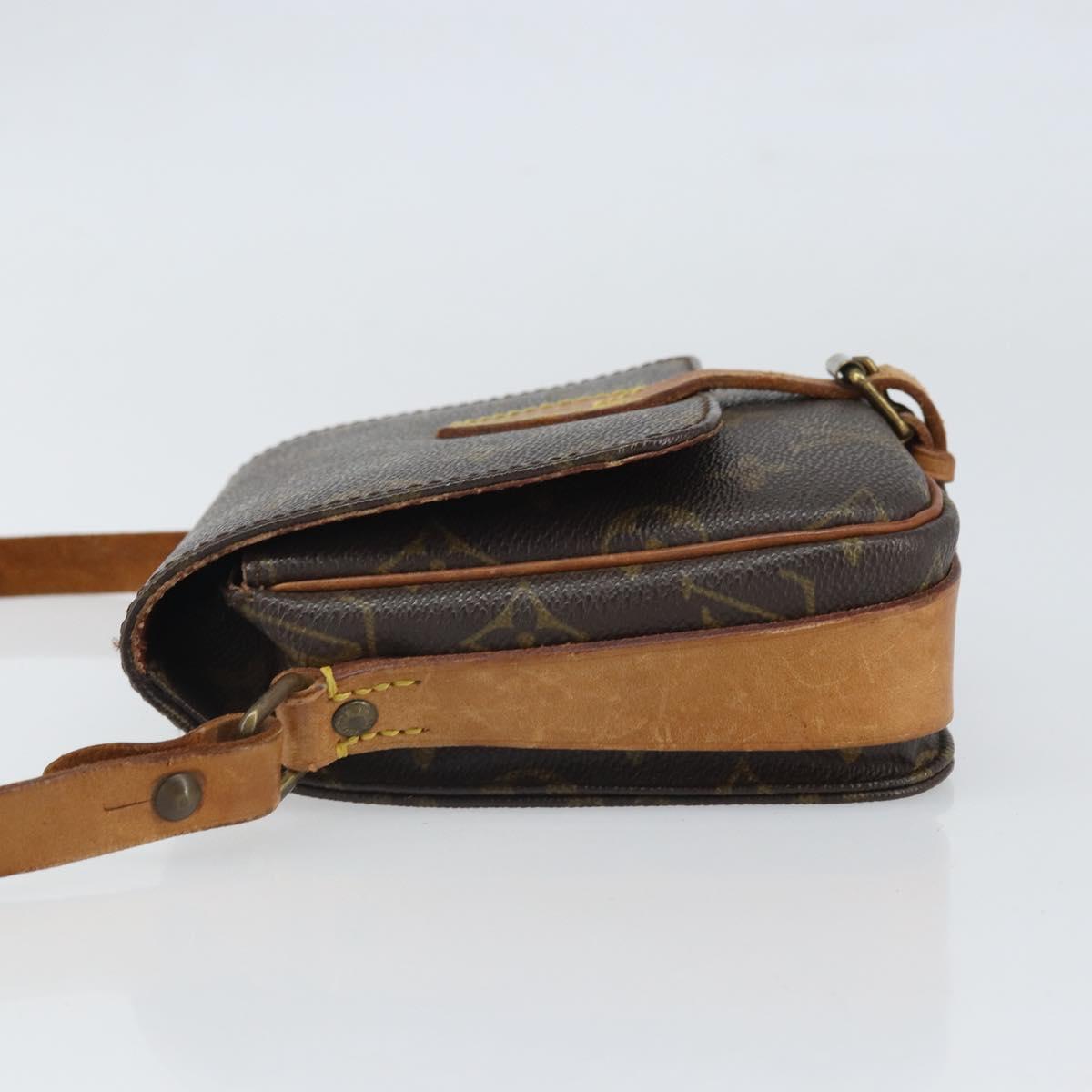 LOUIS VUITTON Monogram Cartouchiere PM Shoulder Bag M51254 LV Auth ka1976