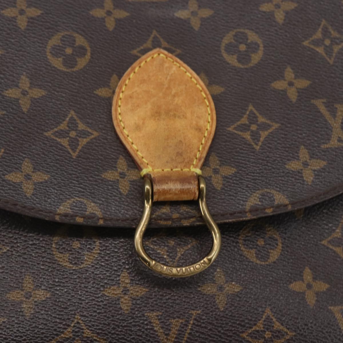 LOUIS VUITTON Monogram Saint Cloud GM Shoulder Bag M51242 LV Auth ka1978