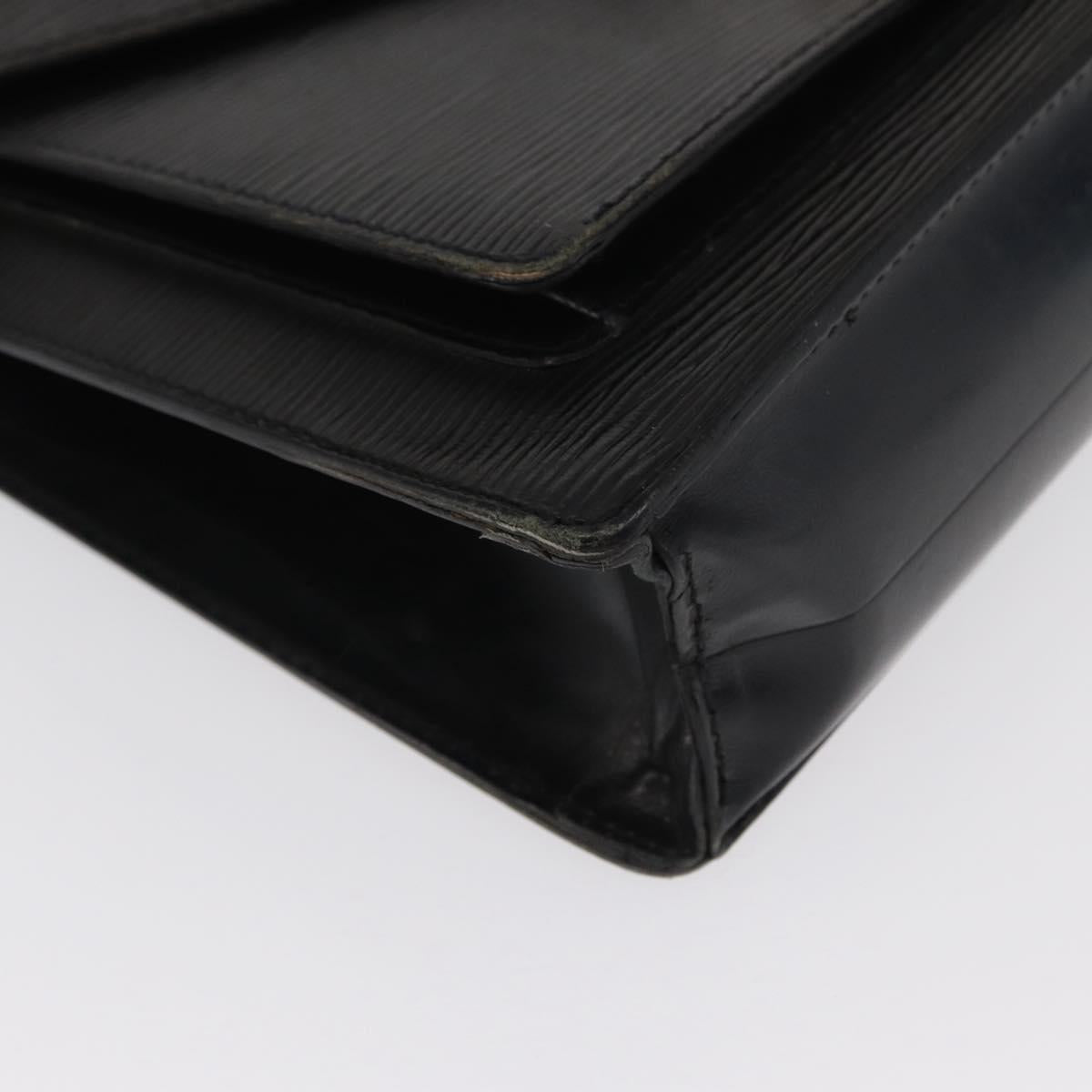 LOUIS VUITTON Epi Monceau 28 Hand Bag Black M52122 LV Auth ka1983