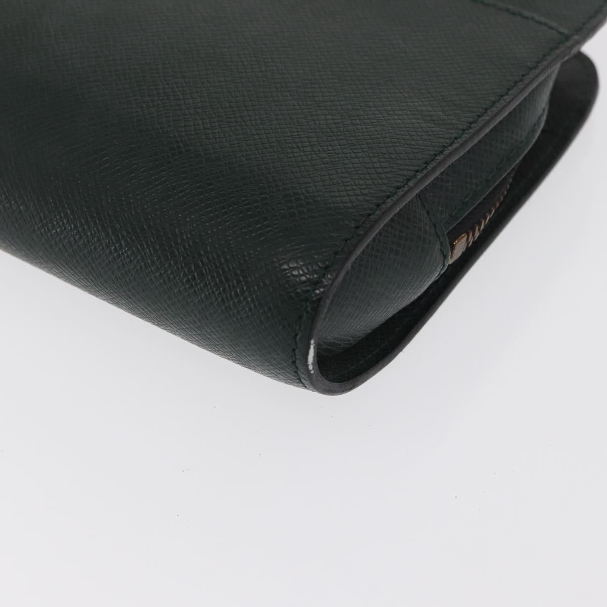 LOUIS VUITTON Taiga Baikal Clutch Bag Epicea M30184 LV Auth ka1986