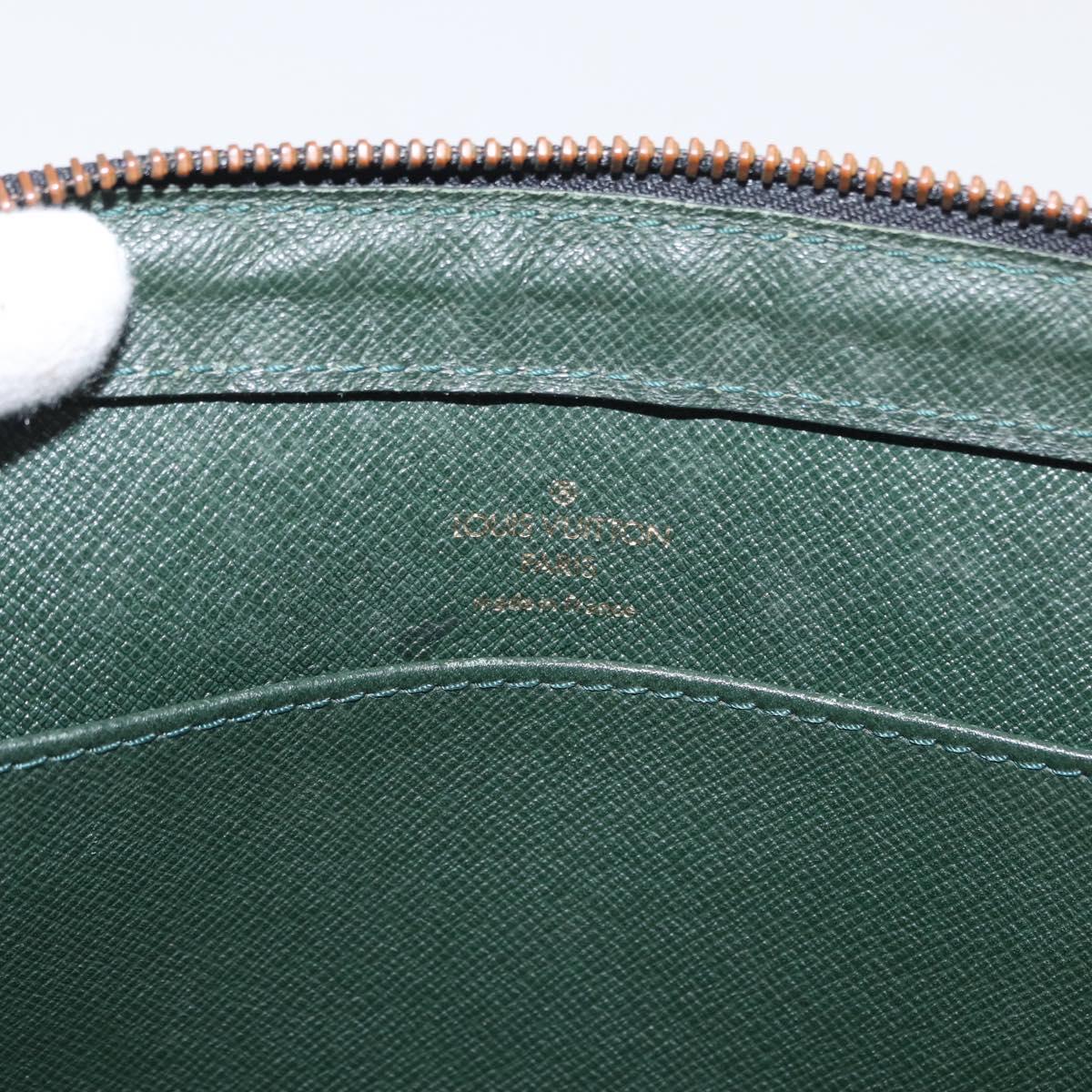 LOUIS VUITTON Taiga Baikal Clutch Bag Epicea M30184 LV Auth ka1986