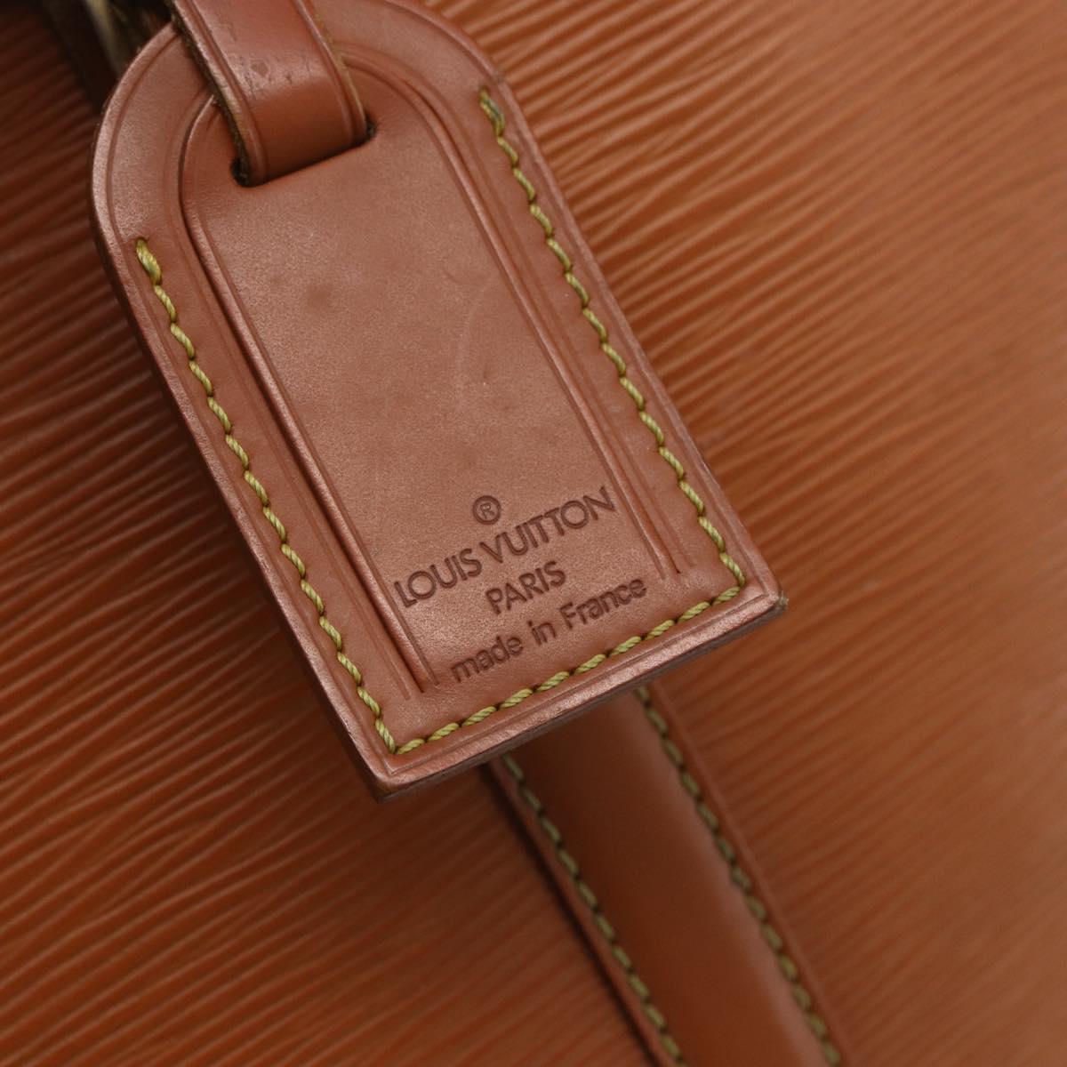 LOUIS VUITTON Epi Porte Documents Voyage Business Bag Brown M54478 Auth ka1990