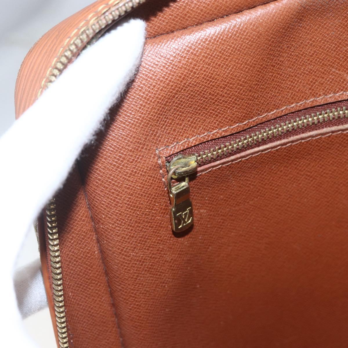 LOUIS VUITTON Epi Porte Documents Voyage Business Bag Brown M54478 Auth ka1990