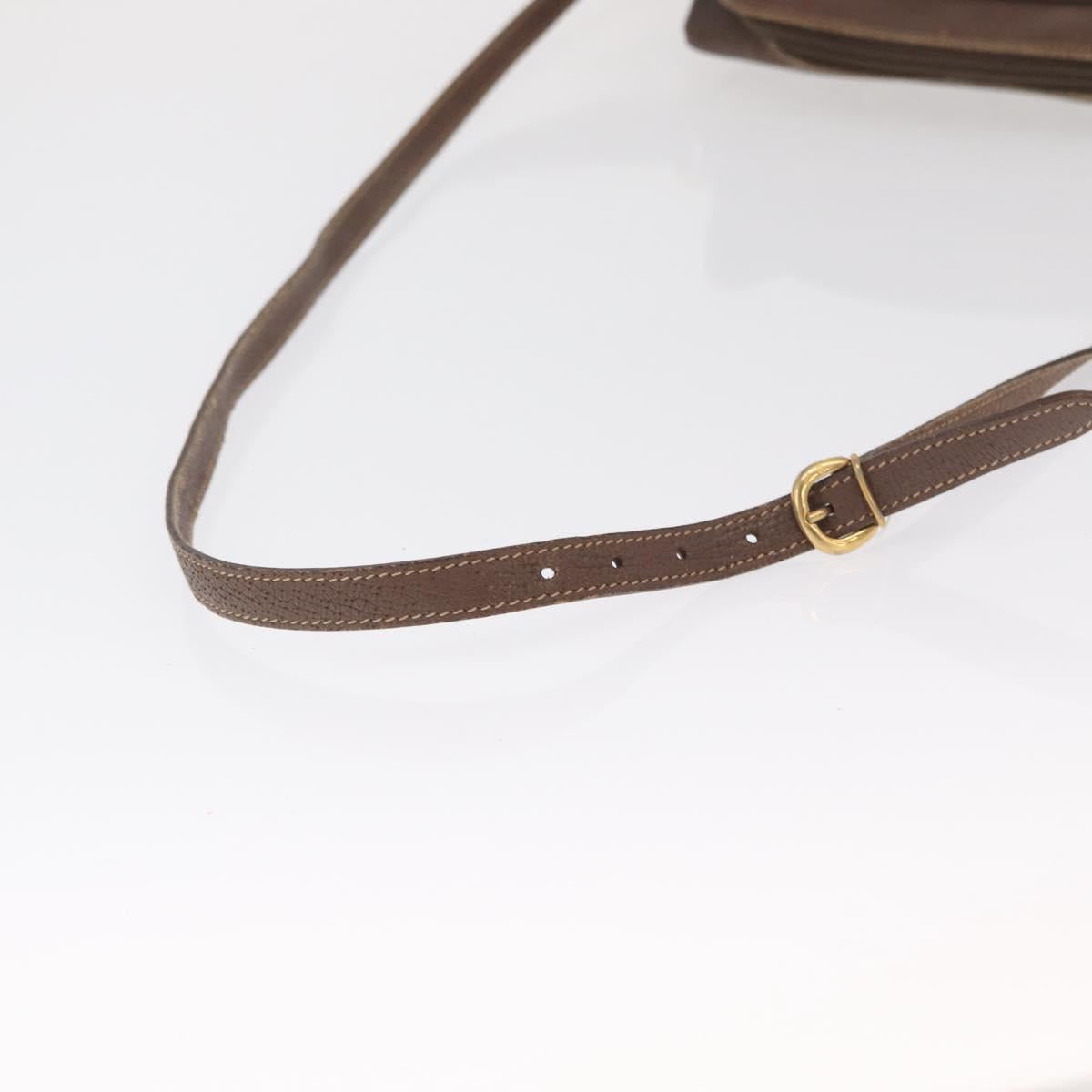 GUCCI GG Supreme Web Sherry Line Bag PVC Beige 001 113 6472 4028 Auth ka2001