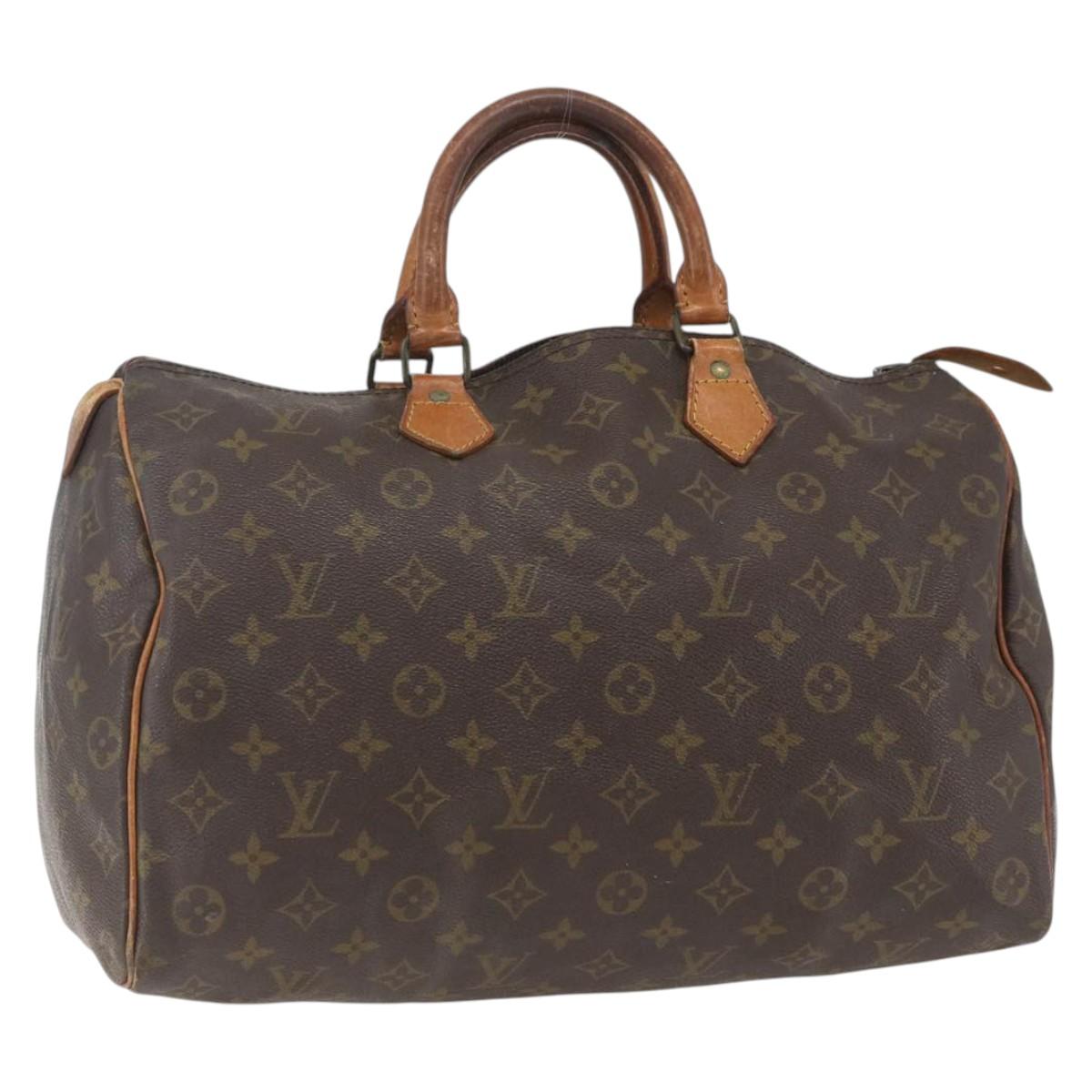 LOUIS VUITTON Monogram Speedy 30 Hand Bag M41526 LV Auth ka2002