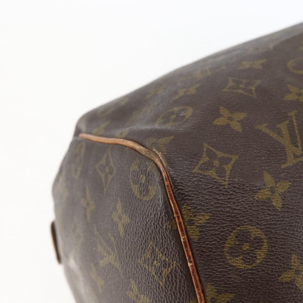 LOUIS VUITTON Monogram Speedy 30 Hand Bag M41526 LV Auth ka2002