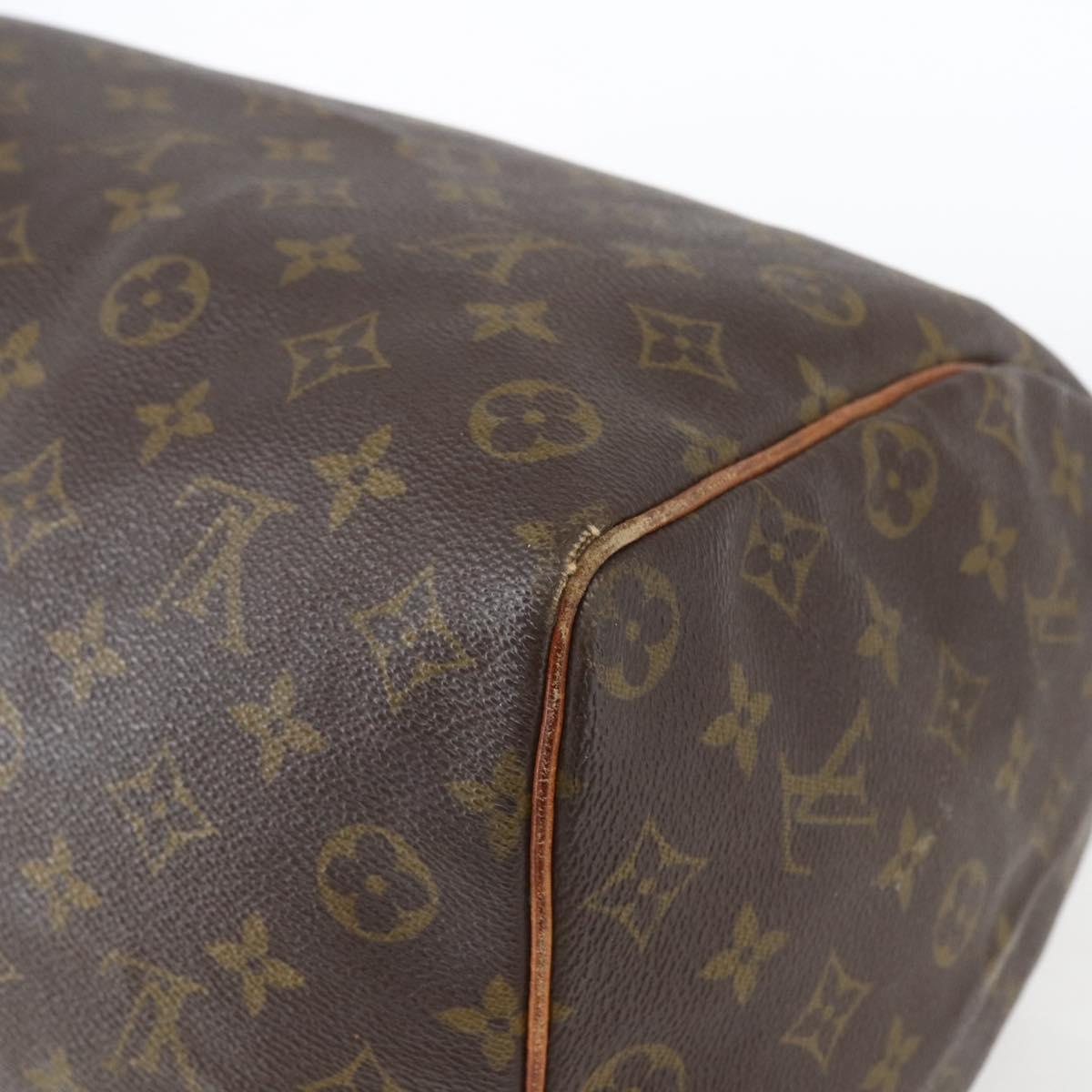 LOUIS VUITTON Monogram Speedy 30 Hand Bag M41526 LV Auth ka2002