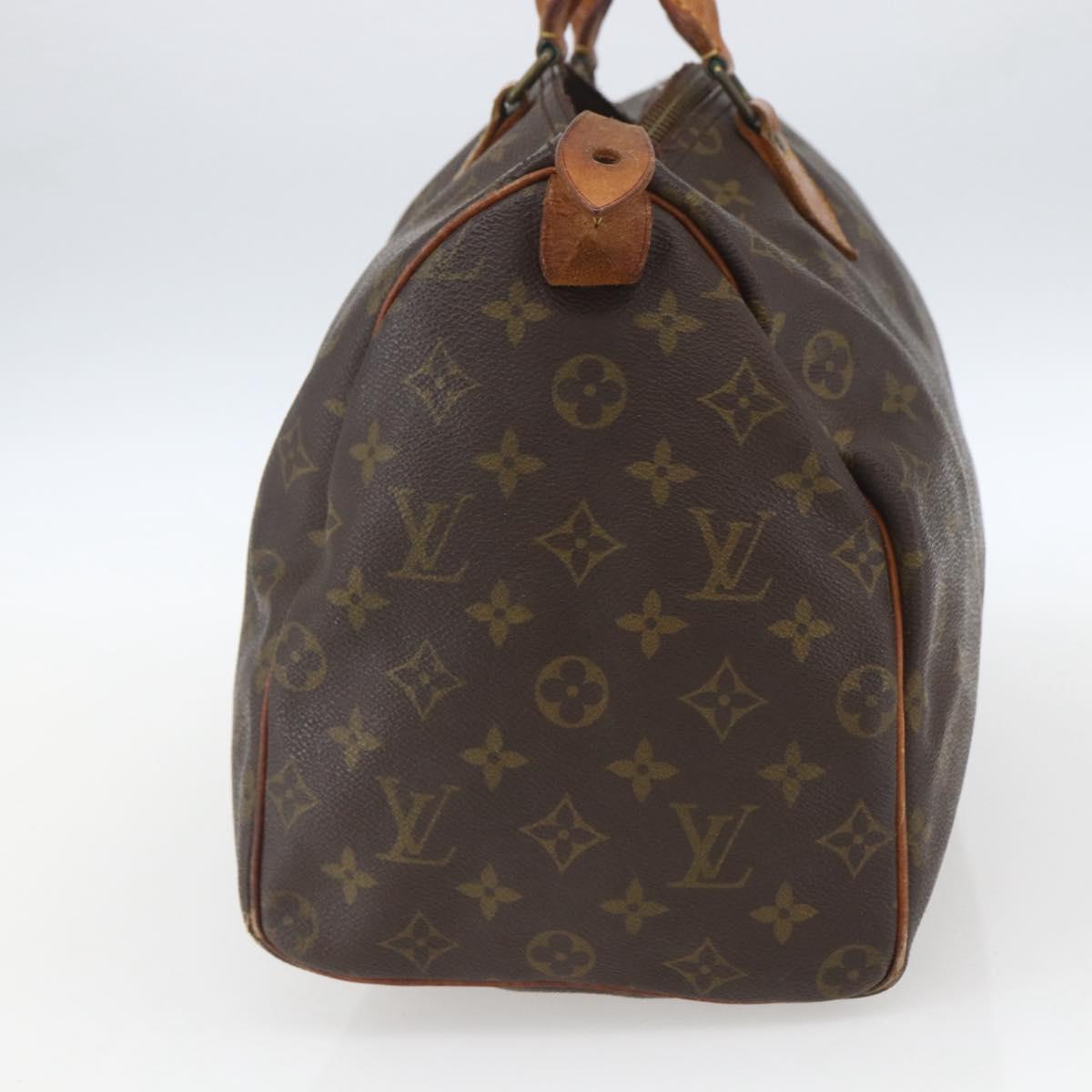 LOUIS VUITTON Monogram Speedy 30 Hand Bag M41526 LV Auth ka2002