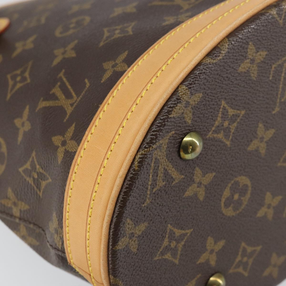 LOUIS VUITTON Monogram Bucket PM Shoulder Bag M42238 LV Auth ka2004