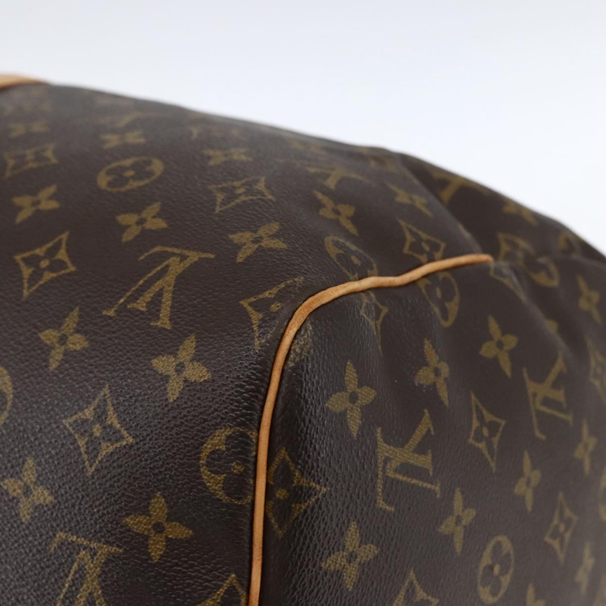 LOUIS VUITTON Monogram Keepall 55 Boston Bag M41424 LV Auth ka2011