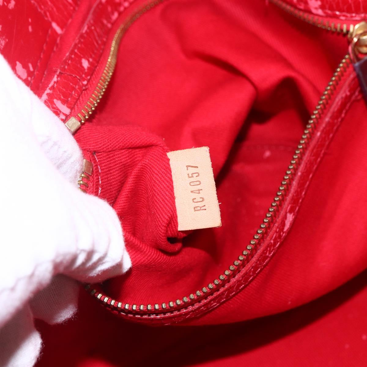 LOUIS VUITTON Monogram Ruby Sarina MM Tote Bag Red M95611 LV Auth ka2035