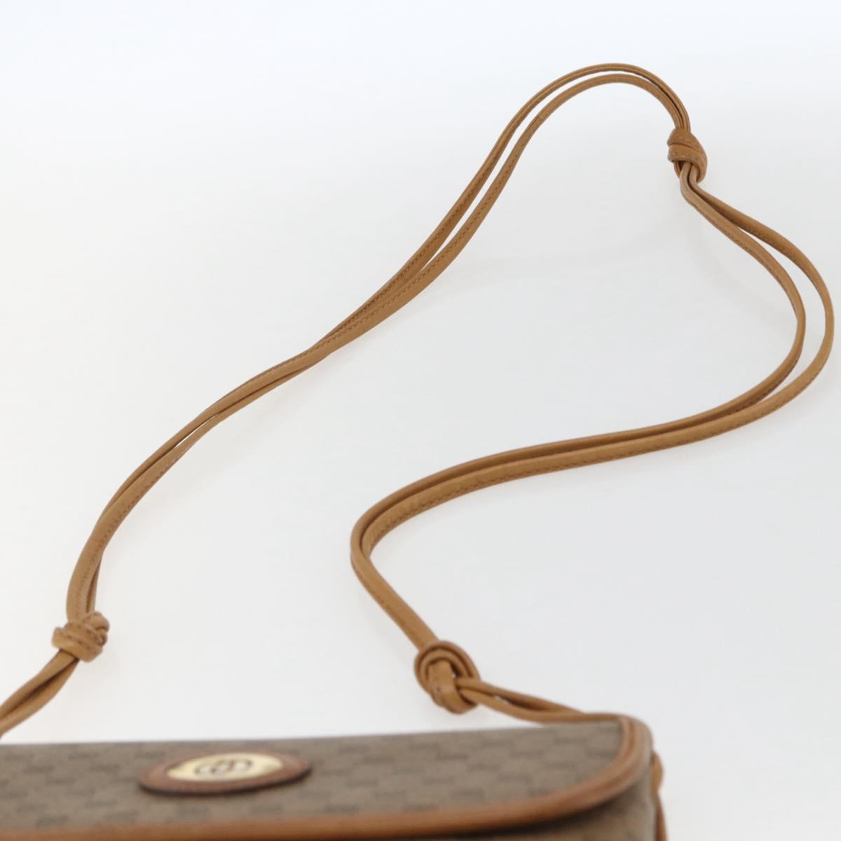 GUCCI Micro GG Supreme Shoulder Bag PVC Beige Gold 14 007 5548 Auth ka2039