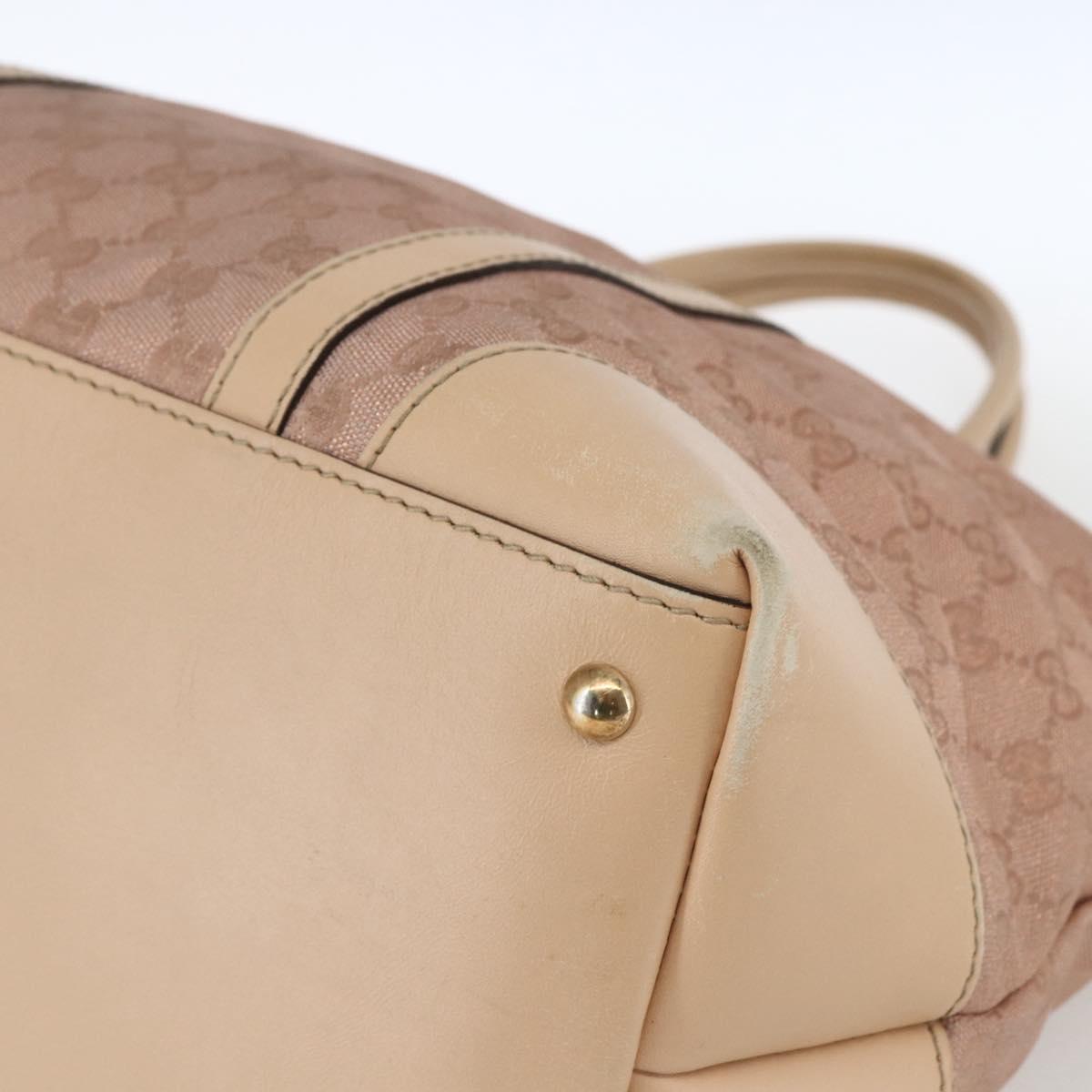 GUCCI Lovely Tote Bag Pink Gold 257068 Auth ka2044