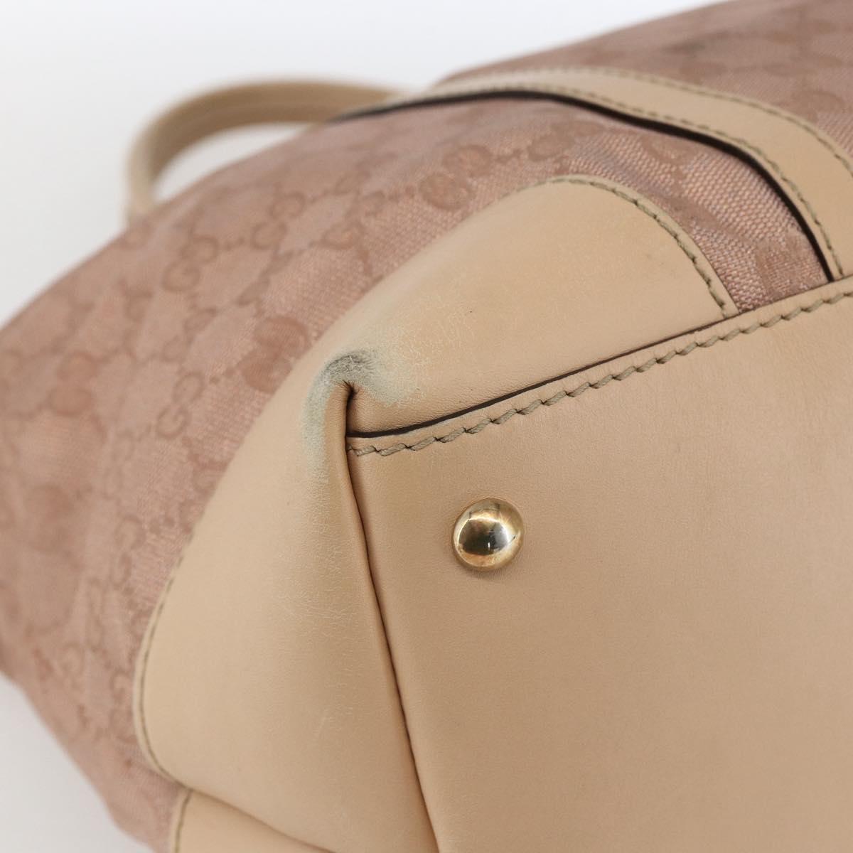 GUCCI Lovely Tote Bag Pink Gold 257068 Auth ka2044