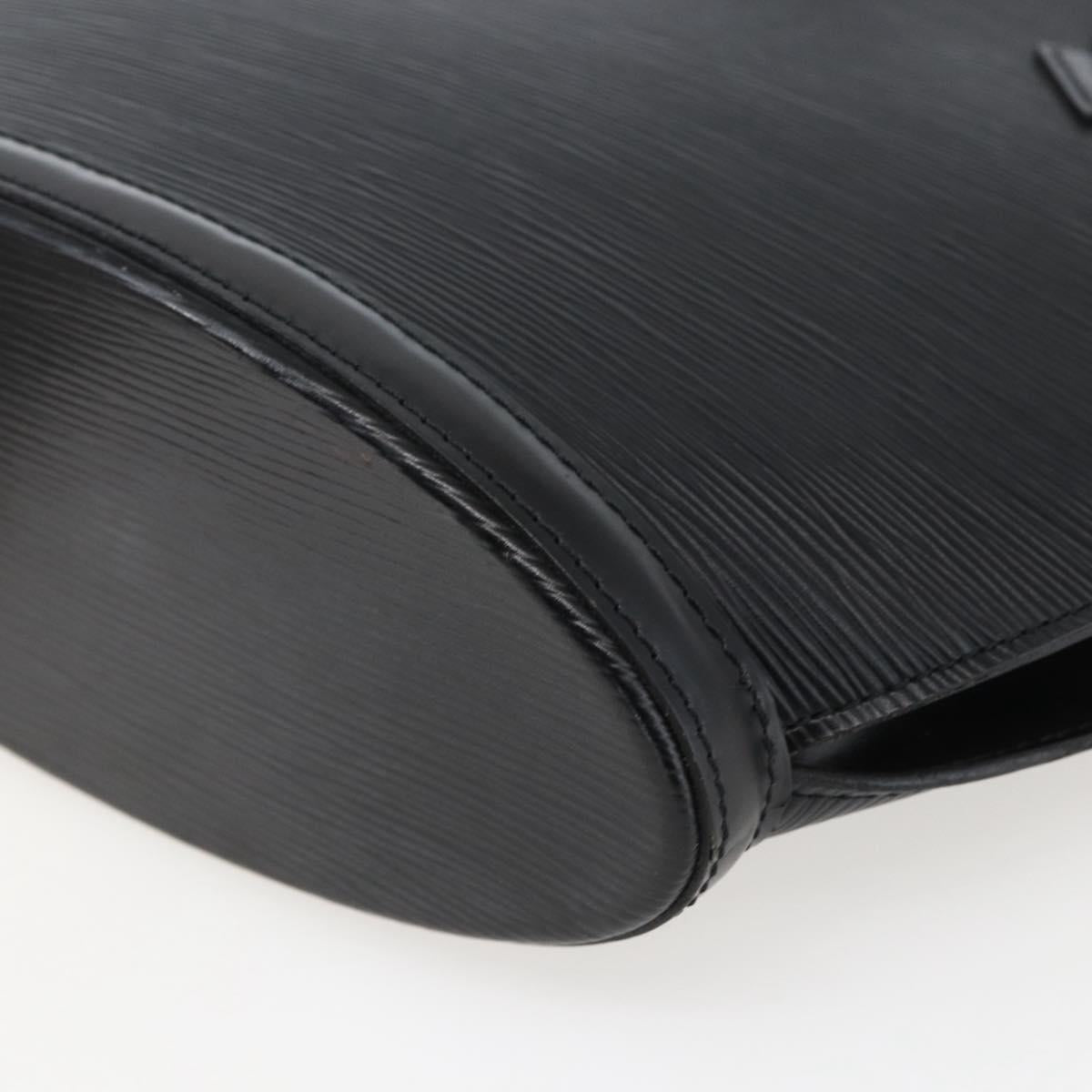 LOUIS VUITTON Epi Saint Jacques Hand Bag Black M52272 LV Auth ka2048