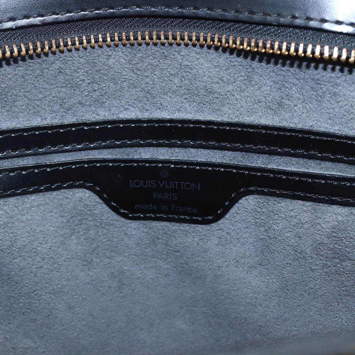 LOUIS VUITTON Epi Saint Jacques Hand Bag Black M52272 LV Auth ka2048