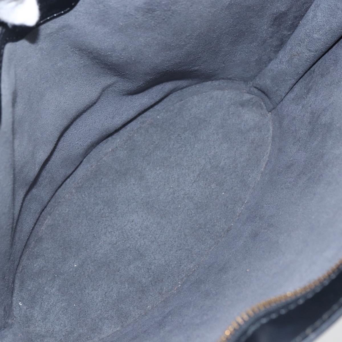 LOUIS VUITTON Epi Saint Jacques Hand Bag Black M52272 LV Auth ka2048