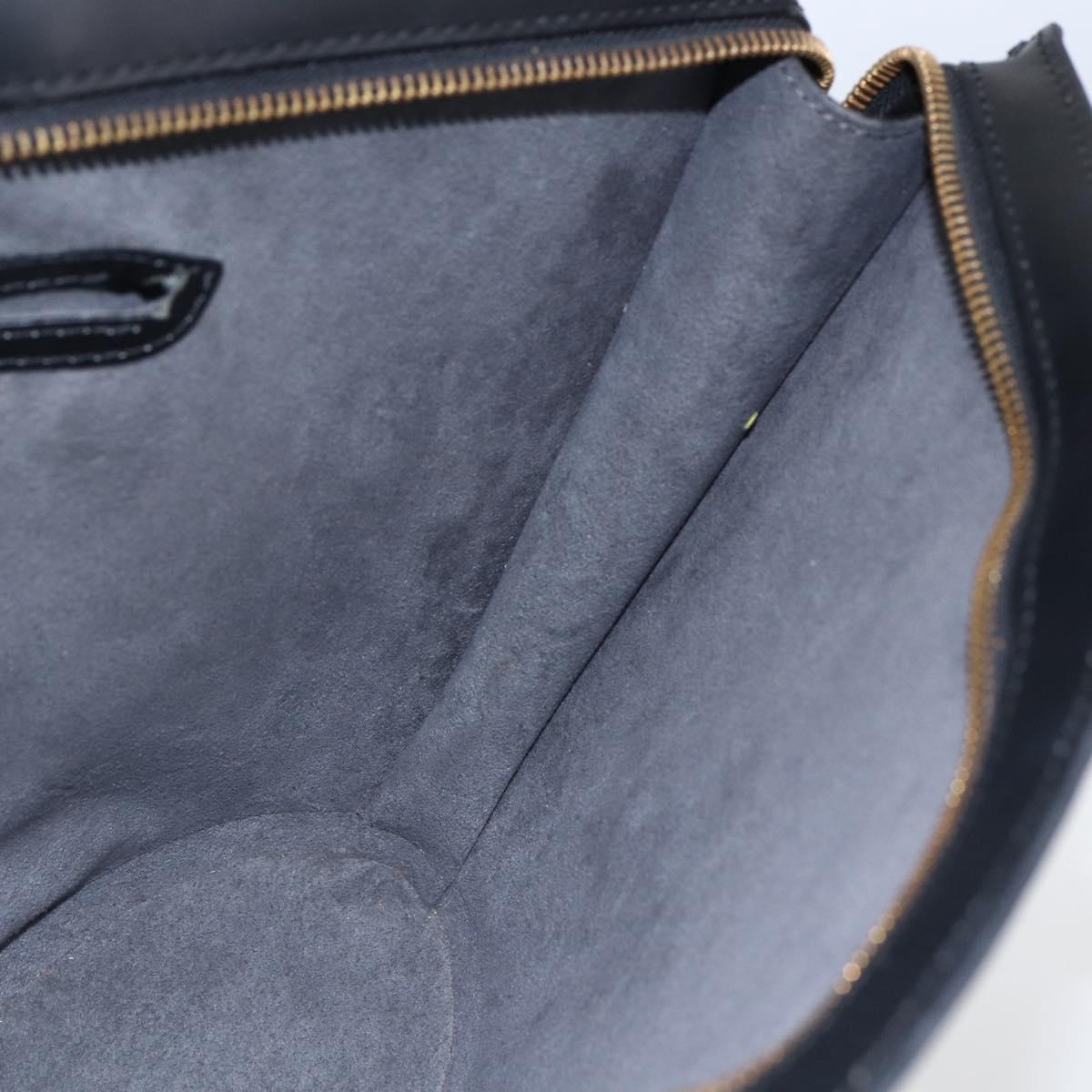 LOUIS VUITTON Epi Saint Jacques Hand Bag Black M52272 LV Auth ka2048