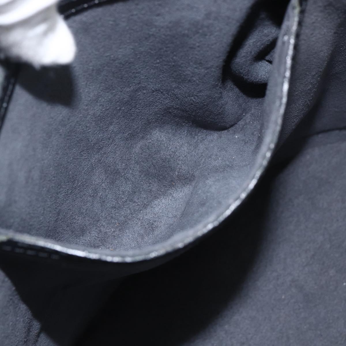 LOUIS VUITTON Epi Saint Jacques Hand Bag Black M52272 LV Auth ka2048