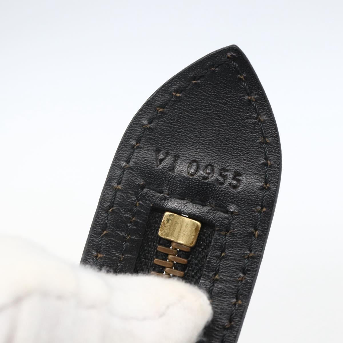 LOUIS VUITTON Epi Saint Jacques Hand Bag Black M52272 LV Auth ka2048