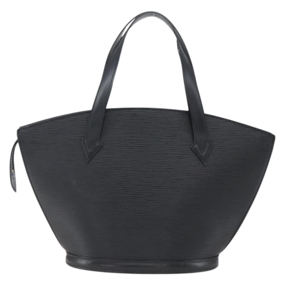 LOUIS VUITTON Epi Saint Jacques Hand Bag Black M52272 LV Auth ka2048