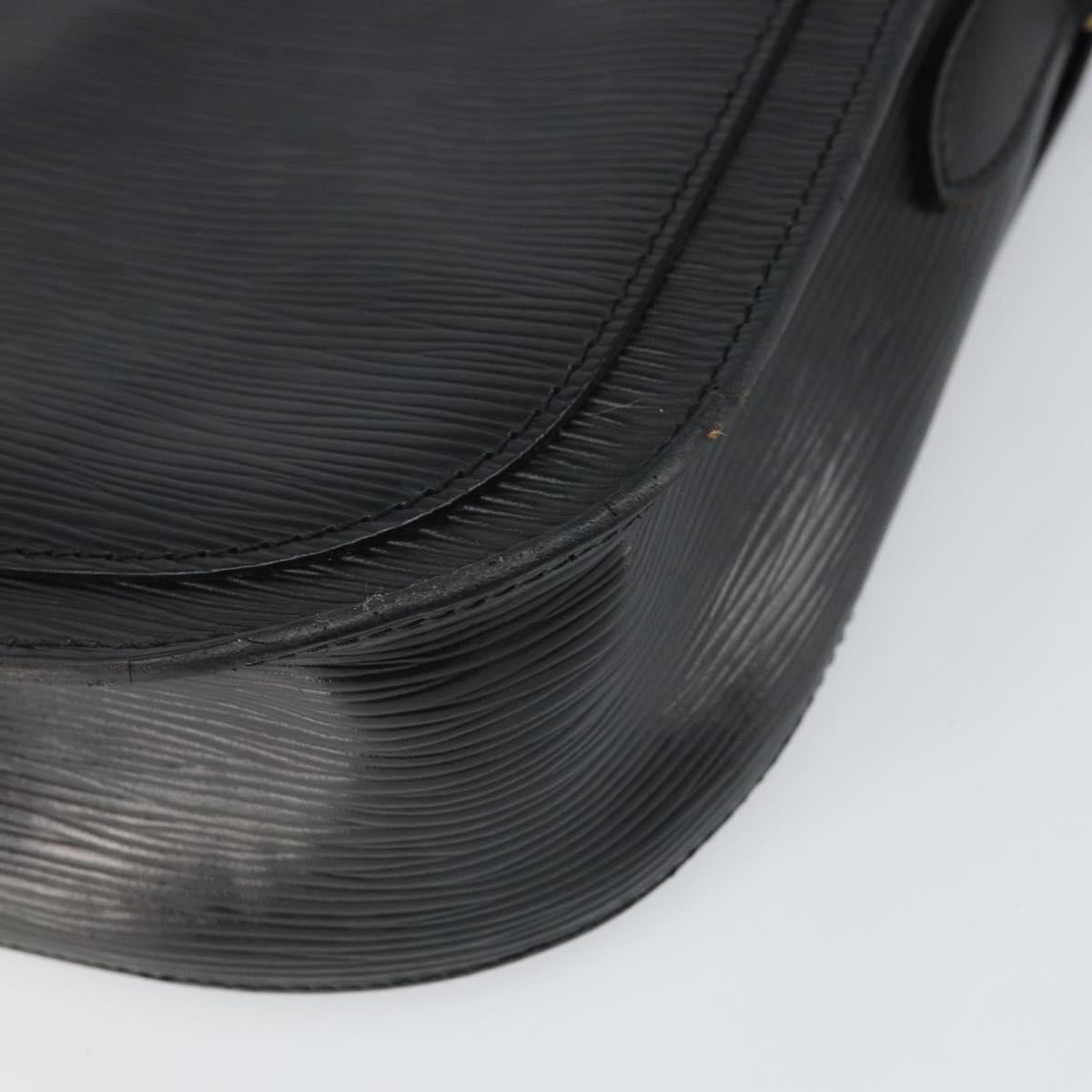 LOUIS VUITTON Epi Saint Cloud GM Shoulder Bag Black Noir M52192 LV Auth ka2049