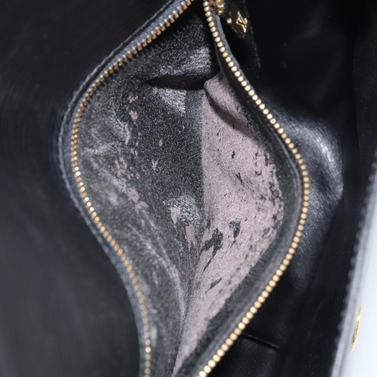 LOUIS VUITTON Epi Saint Cloud GM Shoulder Bag Black Noir M52192 LV Auth ka2049