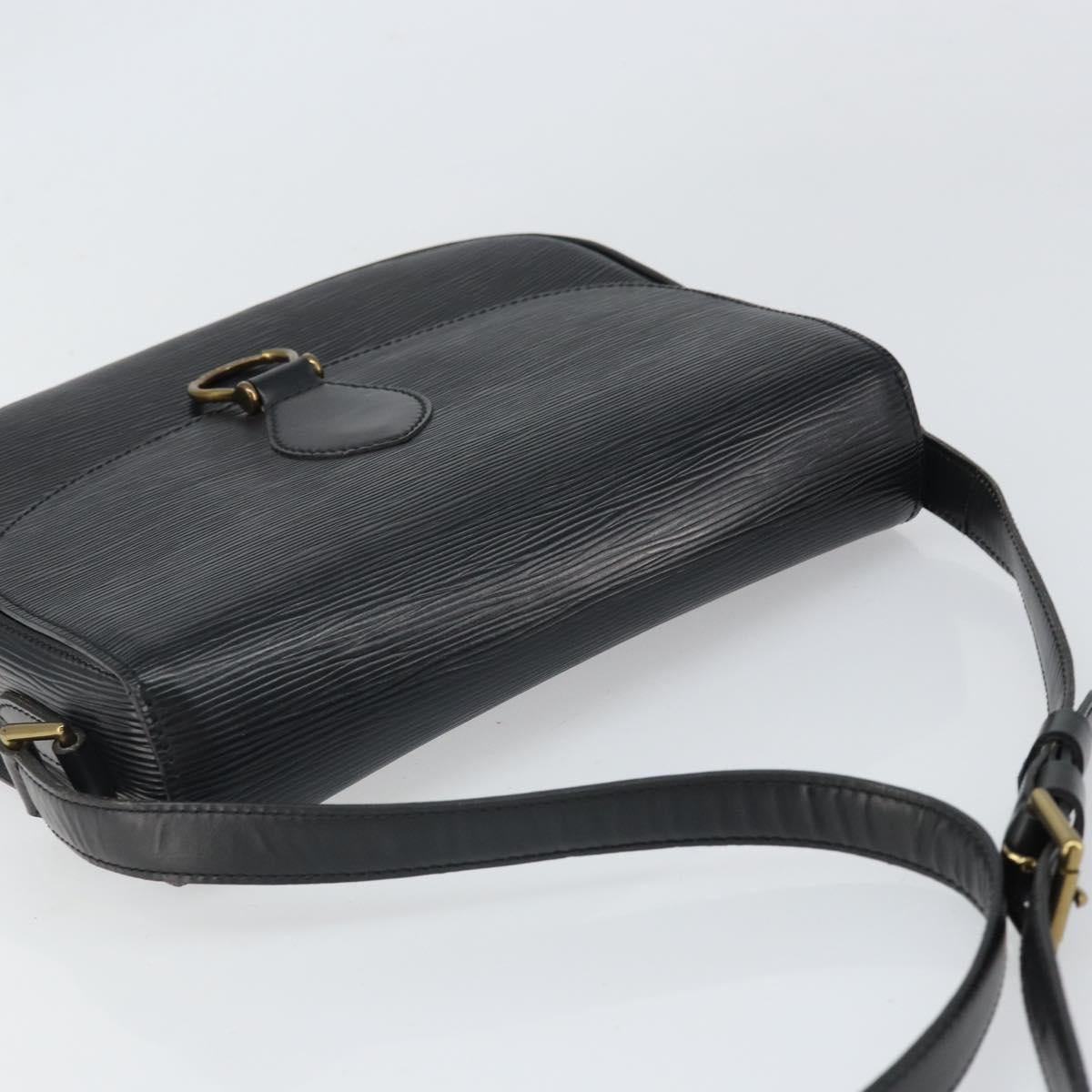 LOUIS VUITTON Epi Saint Cloud GM Shoulder Bag Black Noir M52192 LV Auth ka2049