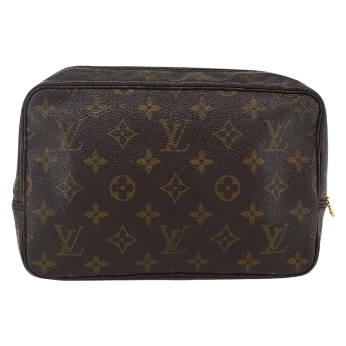 LOUIS VUITTON Monogram Trousse Toilette 23 Clutch Bag M47524 LV Auth ka2053
