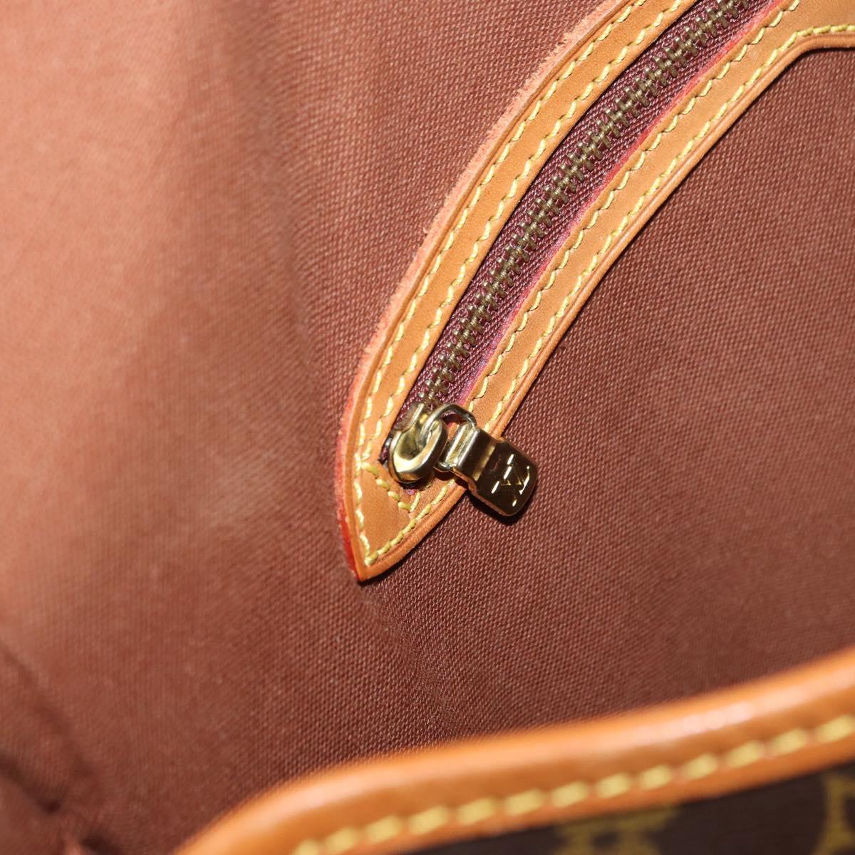 LOUIS VUITTON Monogram Gibeciere GM Shoulder Bag M42246 LV Auth ka2055